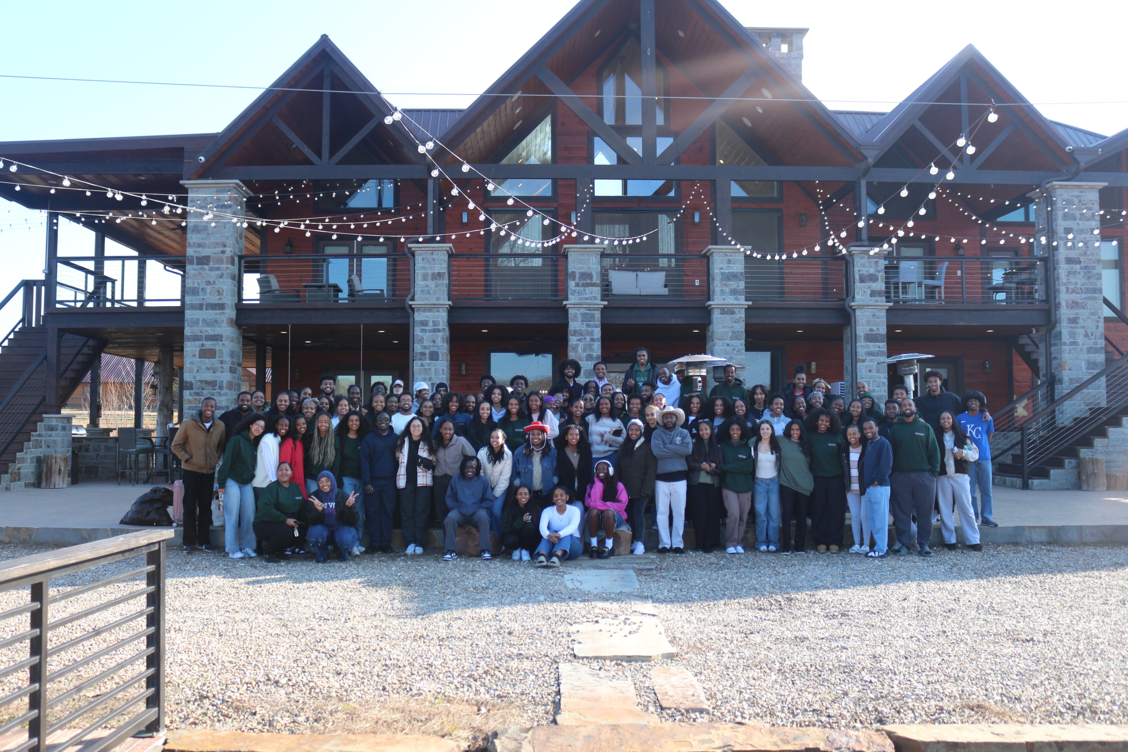Retreat lodge group photo